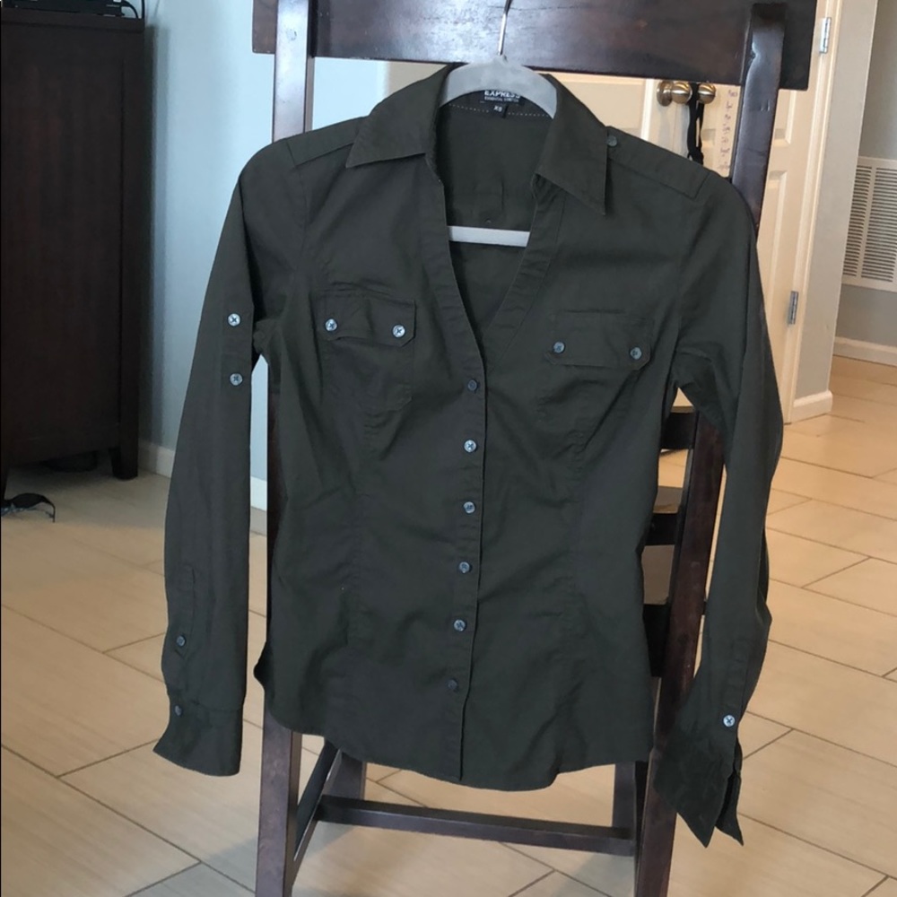 Express Essential Button Down shirt